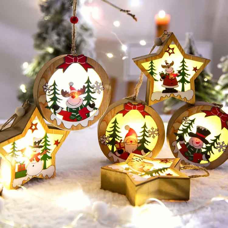 楽天市場】 光る 飾り クリスマスツリー オーナメント 電飾