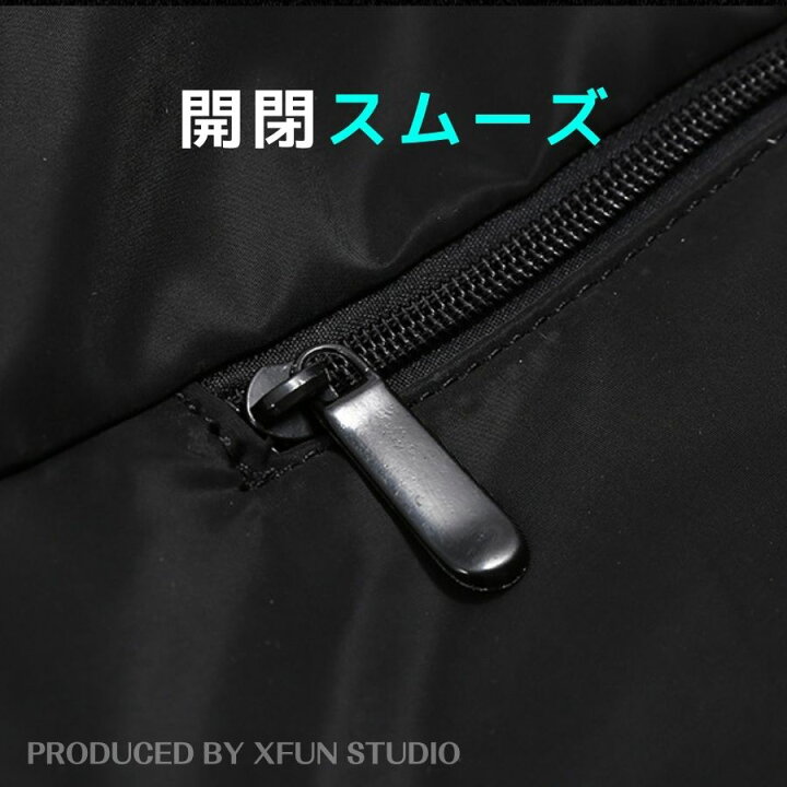 楽天市場】【期間限定】ショルダーバッグ 撥水 黒 マルチポケット  