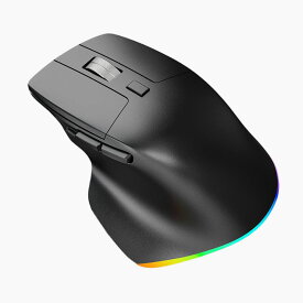 【3台接続】ワイヤレスマウス 光る RGB ライト Bluetooth 2.4G DPI カウント 無線マウス おしゃれ 仕事 ゲーム プレゼント マウス ブルートゥース USB-C 充電式 エルゴノミック 多機能 全数検査 新品【日本企業｜品質保証あり】