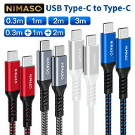 【2/3本セット★60W急速充電】Nimaso typec ケーブル USB Type-C ケーブル タイプc usb ケーブル Type-C …