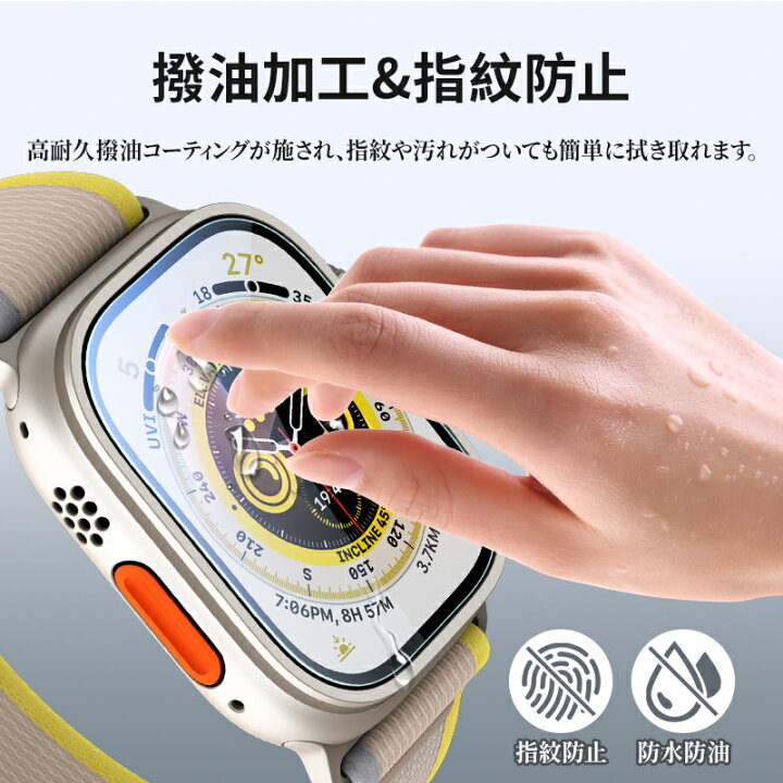 楽天市場】【お得な2枚セット】 ガイド枠付き NIMASO Apple Watch 