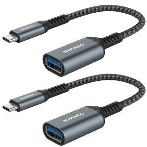 y񂵂ɕ֗zNIMASO USB3.0 Type-C To USB A P[u 1/2^CvC ϊA_v^ Type-C To USBX OTG P[u USBϊP[u Type C USB Type C Thunderbolt 3Ή USB-CϊA_v^ USB 3.0-USB AϊP[