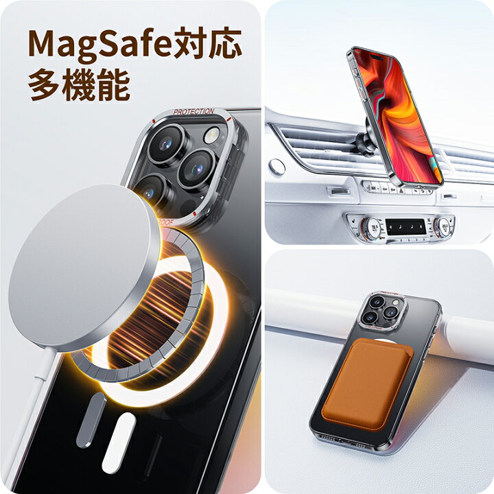 楽天市場】【レンズスタンド付き· MagSafe対応】NIMASO iPhone15Pro 