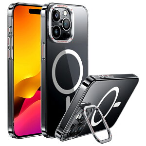 y݌ɏzyYX^htE MagSafeΉzNIMASO iPhone15Pro MagSafeP[X iPhone 15 Pro Maxp P[X px\ }Olbg CX[d NA y ϖh~ ϏՌ h~ 