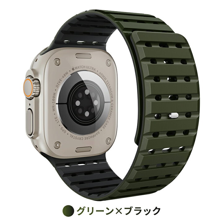 楽天市場】☆Series10・46mm ☆【磁気式&リバーシブル】NIMASO 