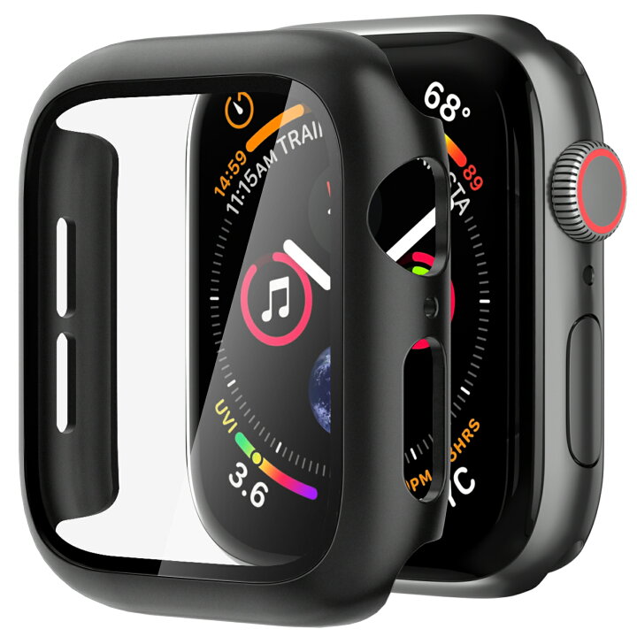 楽天市場】applewatch対応【ガラスフィルム＋保護カバー一体型】NIMASO 