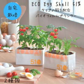 父の日 ミニトマト 栽培キット 家庭菜園 おうち菜園 インテリアグリーン ギフト おしゃれ かわいい ECO Egg Shell 51% 体験型ギフト プレゼント ポッキリ ポイント消化