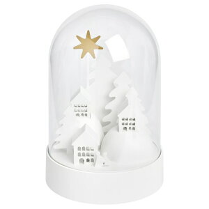 IKEA �C�P�A STRALA �X�g���[�� LED�e�[�u���f�R���[�V���� - �d�r�� �h�[��/��i�F�̑� �z���C�g 18 cm