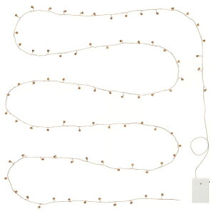 IKEA �C�P�A STRALA �X�g���[�� LED���C�g�`�F�[�� - ���` �d�r��/�����F 4.5 m