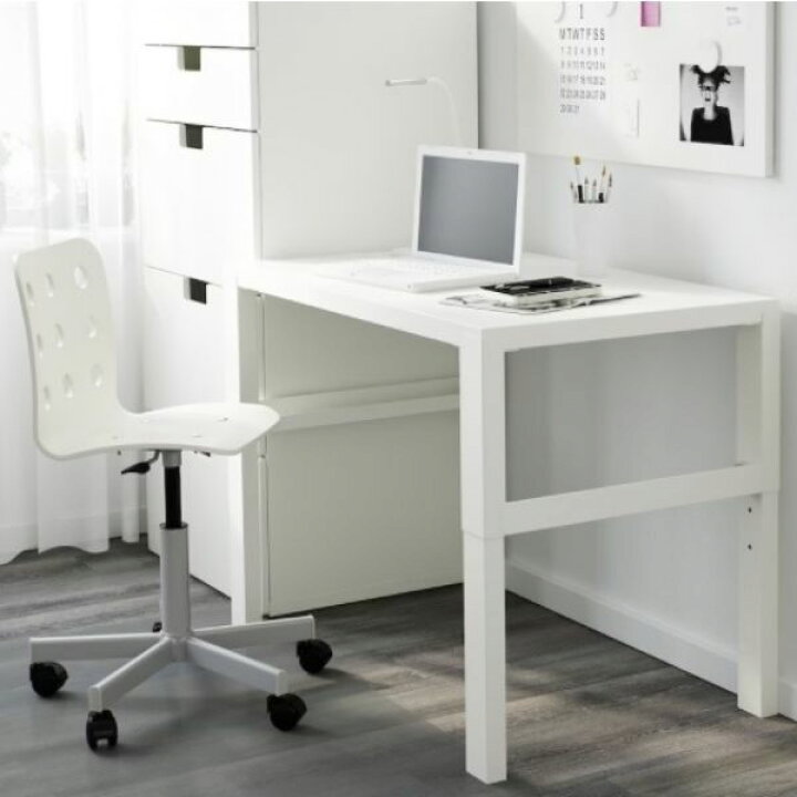 楽天市場】IKEA イケア PAHL ポール デスク96x58 cm ホワイト ホワイト 