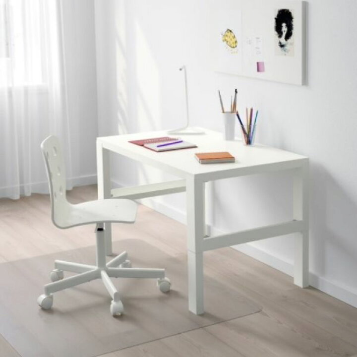 楽天市場】IKEA イケア PAHL ポール デスク96x58 cm ホワイト ホワイト 