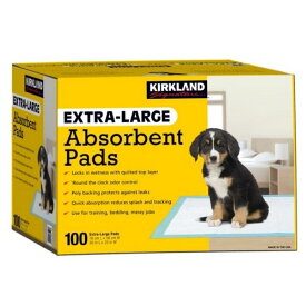 KIRKLANDエクストララージ吸水シート使い捨て防水シーツペットシート犬おしっこシート猫トイレシートしつけるシーツ100枚76cm×58cm2箱 7/4-11マラソン限定! P最大48倍!