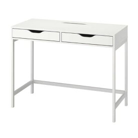 新生活 IKEA イケア ALEX アレクス：デスク100x48 cm ホワイト（304.735.59） 4/1限定 3%オフクーポン P最大16.5倍