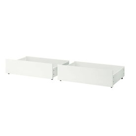 父の日 IKEA イケア MALM マルム ベッド下収納ボックス ベッドフレーム用, ホワイト200 cm