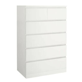 新生活 IKEA イケア MALM マルム チェスト 引き出し 6段 ホワイト 80x123 cm