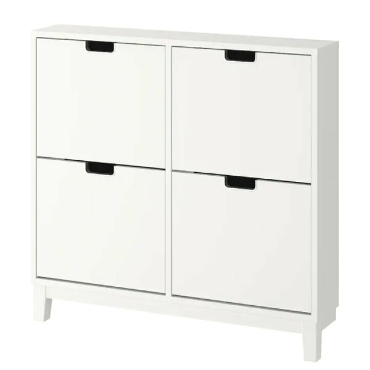 楽天市場】IKEA イケア STALL ホワイト 30178172 靴収納用キャビネット 