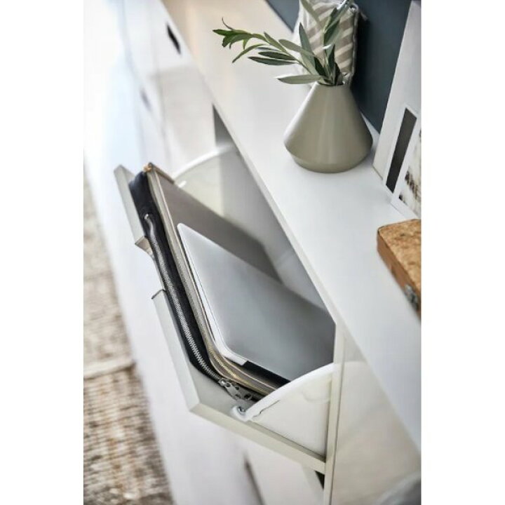 楽天市場】IKEA イケア STALL ホワイト 30178172 靴収納用キャビネット 