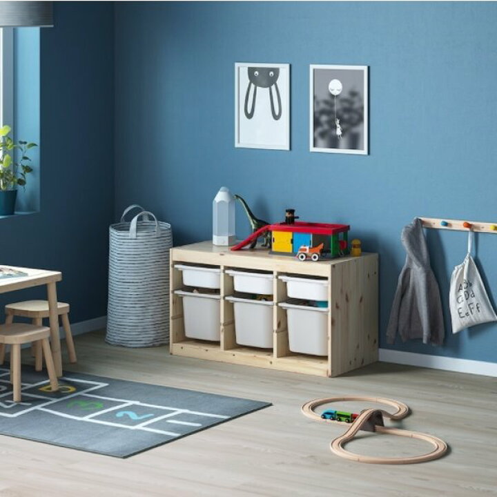 楽天市場】文房具セット付 IKEA イケア TROFAST 収納コンビネーション 