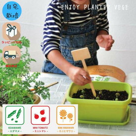 【くじ付き】ミニトマト 栽培キット 家庭菜園 おうち菜園 インテリアグリーン おしゃれ かわいい ENJOY PLANTER 体験型ギフト プレゼント ポイント消化 7/4-11マラソン限定! P最大48倍!