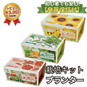 ミニトマト 栽培キット 家庭菜園 おうち菜園 インテリアグリーン おしゃれ かわいい ENJOY PLANTER 体験型ギフト プレ…