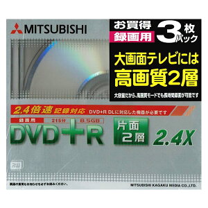 OH MITSUBISHI P~JfBA DVD+R VTR21N1×3 3 3pbN ^p DL 215 2.4{ 8.5GB 掿 Ж2w er TV ^ ҏW RNV L^} fBA 荢ȔpՕi 