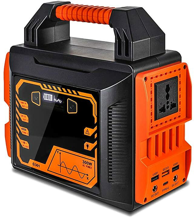 楽天市場】ポータブル電源 300W ポータブル電源大容量 G300B 蓄電池 