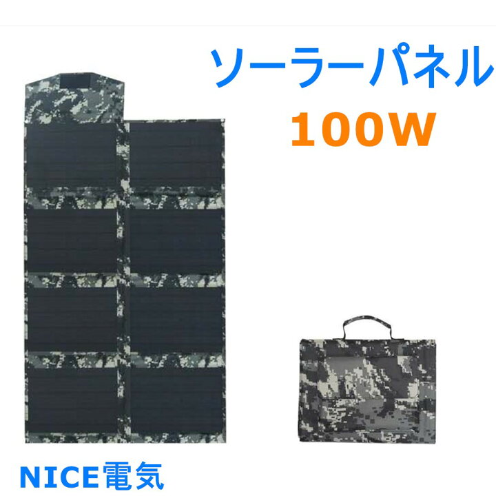 楽天市場】【送料無料】ソーラーパネル 100W ソーラーチャージャー 