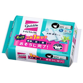 ＜数量限定！＞トイレクイックル つめかえ用 ジャンボパック 20枚入 1個 / 12個 / 24個 花王