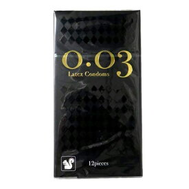 ＜2024年8月期限＞ Latex Condoms 0.03 12コ入 ラテックス製コンドーム JIS適合品 日本製 日進医療器