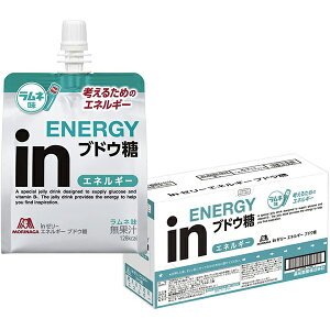 inゼリー エネルギー ブドウ糖 180g×6個パック ラムネ味 森永製菓