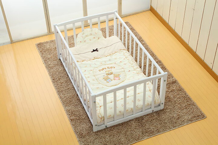 楽天市場 おふとんサークル ひのきすのこ床板付き ヤマサキ Goodbaby グッドベビー