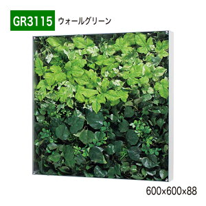 【正規代理店】BELK GreenMode ベルク グリーンモード GR3115 ウォールグリーン 600×600×88 ボックスパネル 透明板 パネル フレーム 額装 壁 直付け ひも掛け 汎用 使いやすい おしゃれ 癒し フェイ