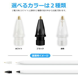 Apple Pencil 第2世代 金属 ペン先 チップ アップルペンシル Appleペンシル キャップ 交換用 替え芯 iPad 第1世代 第二世代 スタイラスペン 耐摩耗 itpentip-n