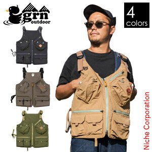 grn outdoor ( ジーアールエヌ ) TEBURA ベスト 21 [ GO9203Q ] アウトドア ウェア トップス