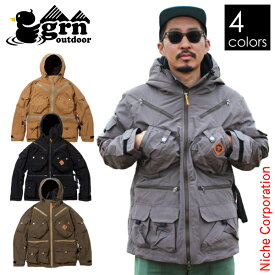 【24日20時～エントリーでP4倍！】grn outdoor TEBURA MOUNTAIN PARKA21 GO9205Q 手ぶら マウンテンパーカー アウトドア ウェア キャンプ 売り尽くし 在庫処分 nocu