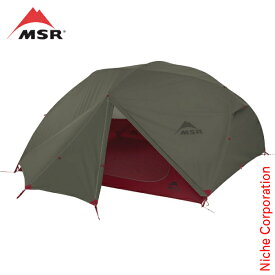 MSR エムエスアール エリクサー4 グリーン 37034 ドーム型テント 4人用 3人用 ファミリーキャンプ アウトドア ドームテント nocu