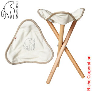 ノルディスク レビルド ウッデントライポッド 149018 チェア Rebild Wooden Tripod 収束型 スツール アウトドア キャンプ コットンキャンバス 木 持ち運び 軽量