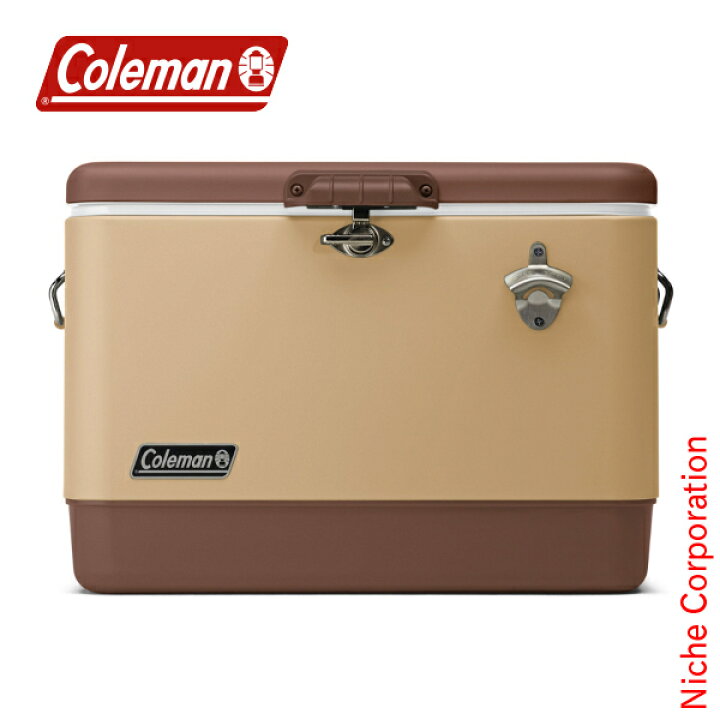 楽天市場】コールマン スチールベルトクーラー 54QT バターナッツ 