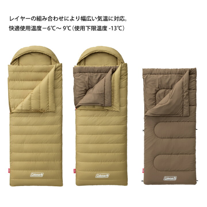 楽天市場】コールマン シュラフ DSパーカー/C-6 2000039289 寝具 寝袋 