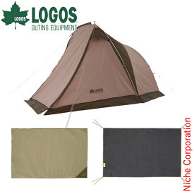 ロゴス ツーリング テント Tradcanvas オーニングリビング・DUO セット-BB 71208010 ツーリング ドーム型テント 1人 2人 ソロ キャンプ用品 nocu 売り尽くし 在庫処分