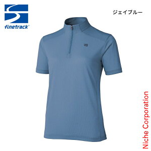 ファイントラック ドラウトクアッドジップT ウィメンズ FMW1124 ウェア トップス Tシャツ インナー レディース 春夏 ベースレイヤー 半袖