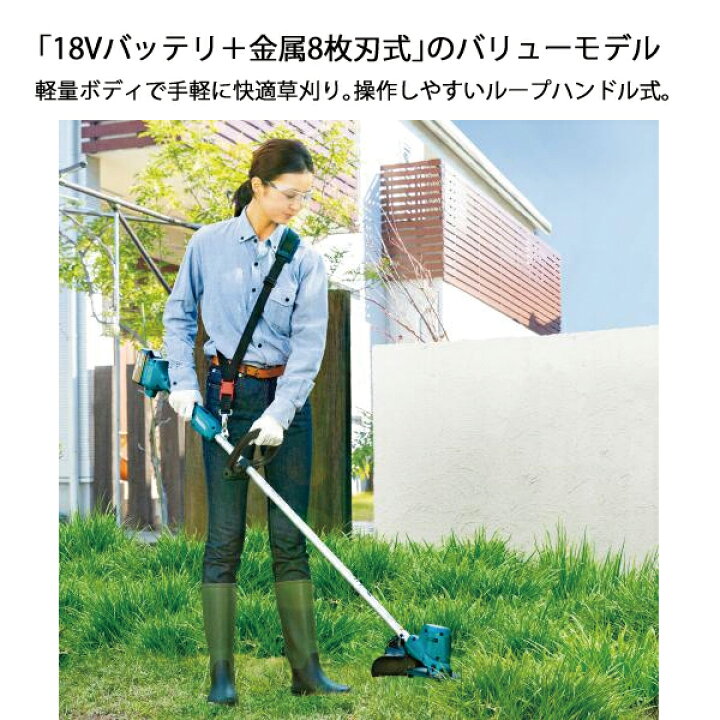 楽天市場】マキタ 草刈機18V 充電式草刈機 200mm バッテリー・充電器 