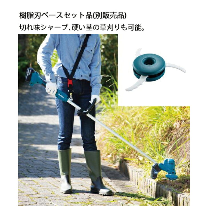 楽天市場】マキタ 草刈機18V 充電式草刈機 200mm バッテリー・充電器 