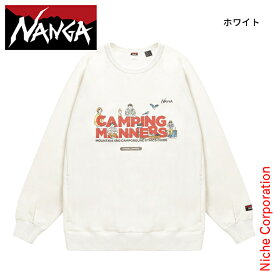 ナンガ エコハイブリッド キャンピングマナーズ ペグアンドロープスウェットシャツ NANGA NW2411-1F702-A アウトドア ウェア トップス トレーナー ポケット 注目商品 nocu