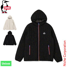 チャムス ブービー ステッチ パテッド パーカー CH04-1468 アウトドア ウェア 中綿 ジャケット コート ユニセックス キャンプ用品 注目商品 中綿 アウター フード付き