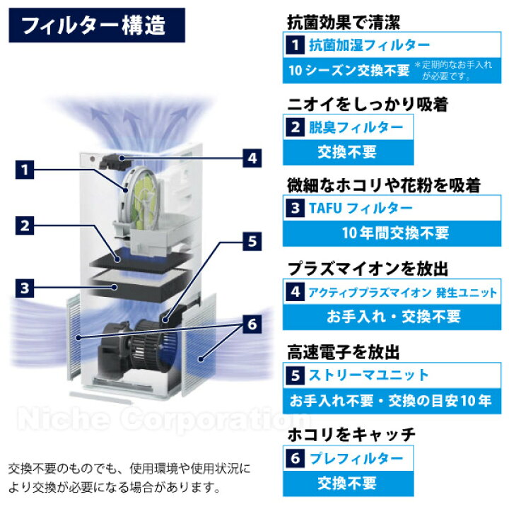ダイキン 空気清浄機 加湿 加湿器 花粉 花粉対策 DAIKIN MCK554A 加湿 