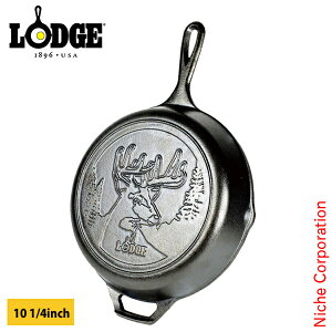 ロッジ スキレット 10 1/4インチ ディアーロゴ L8SKWLDR キャンプ用品