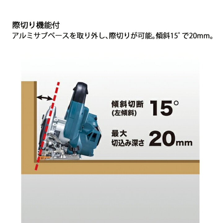 楽天市場】マキタ（makita） 18V 充電式マルノコ 125mm 本体のみ 