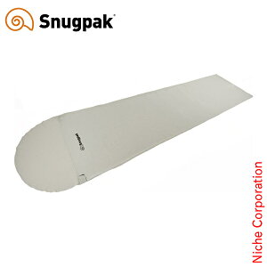 スナグパック ポリコットンライナー SP02637GR アウトドア キャンプ 寝袋 マミー型 化繊 シュラフ インナー ライナー 丸洗い可能 保護 汚れ防止