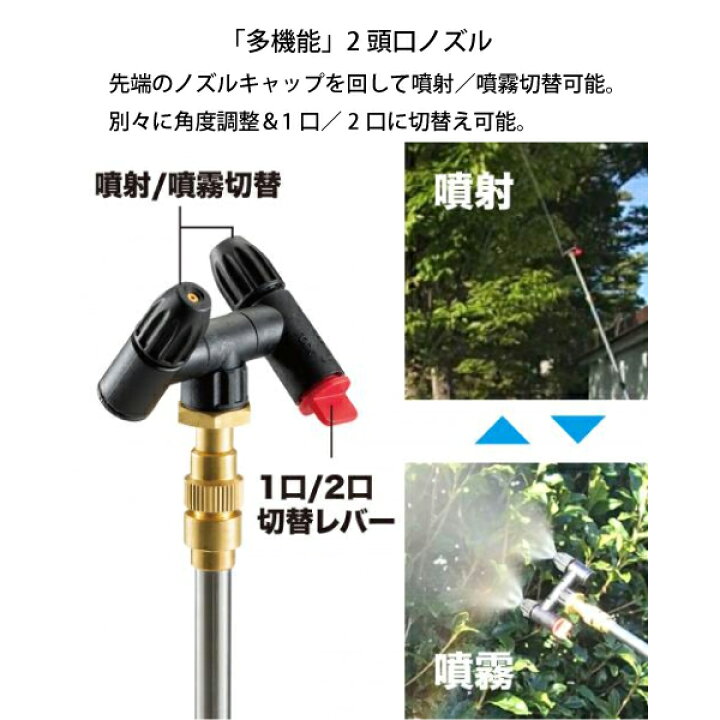 楽天市場】マキタ makita 10.8V 充電式噴霧器 5L バッテリー・充電器 